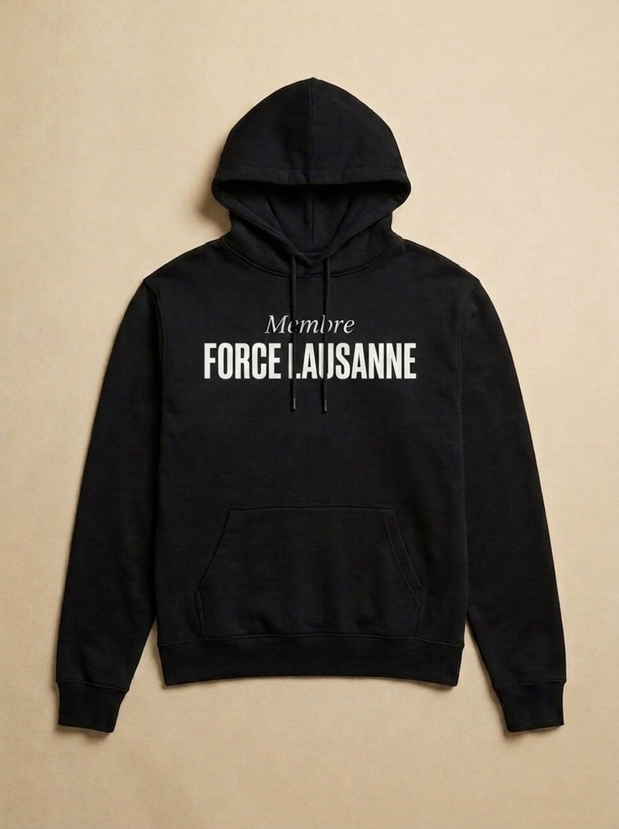 Noir - Membre - Force Lausanne Hoodie