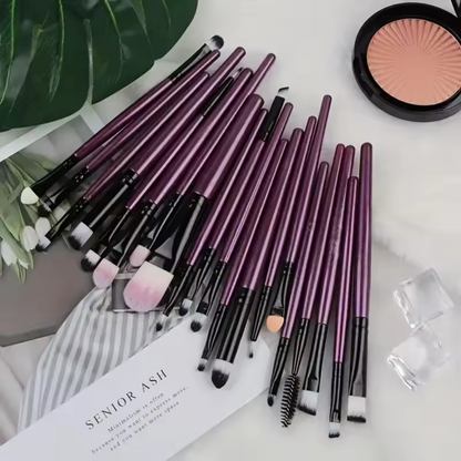 Set de 20 Pinceaux de Maquillage