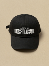 Noir - Athlete de - CrossFit Lausanne Casquette