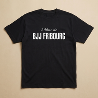 Noir - Athlete de - BJJ Fribourg Tee