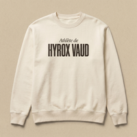 Blanc - Athlete de - Hyrox Vaud Sweatshirt