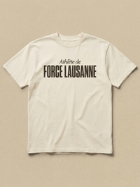 Blanc - Athlete de - Force Lausanne Tee