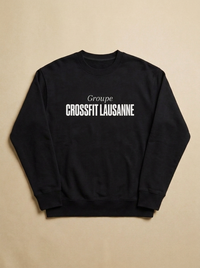 Noir - Groupe - CrossFit Lausanne Sweatshirt