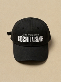 Noir - Je m'entraine a - CrossFit Lausanne Casquette