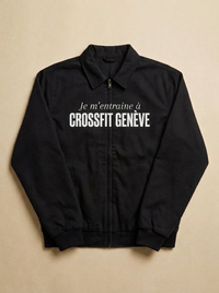 Noir - Je m'entraine a - CrossFit Geneve Veste