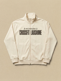 Blanc - Je m'entraine a - CrossFit Lausanne Veste