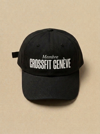 Noir - Membre - CrossFit Geneve Casquette