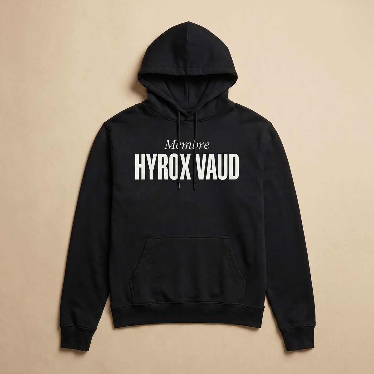 Noir - Membre - Hyrox Vaud Hoodie
