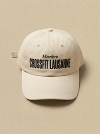 Blanc - Membre - CrossFit Lausanne Casquette