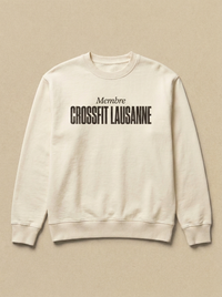 Blanc - Membre - CrossFit Lausanne Sweatshirt
